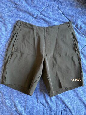 NOBULL Men's Training Shorts Black Size L Athletic CrossFit Gym